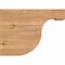 Ekena Millwork Del Monte Smooth Rafter Tail, Western Red Cedar, 5 1/2"W x 12"H x 16"L RFT06X12X16DEL00SWR - alternate 2